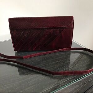 Il Punto Rosso Burgundy Leather Bag